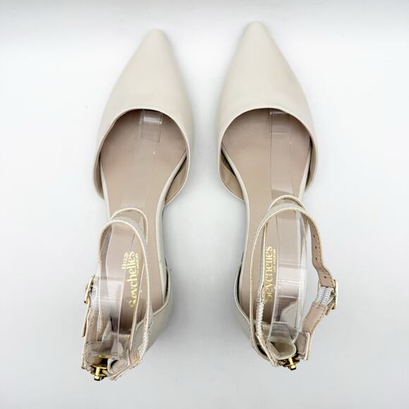 Seychelles Womens What a Girl Wants Flats US 8.5 M Off White Leather NWOB - Picture 10 of 12